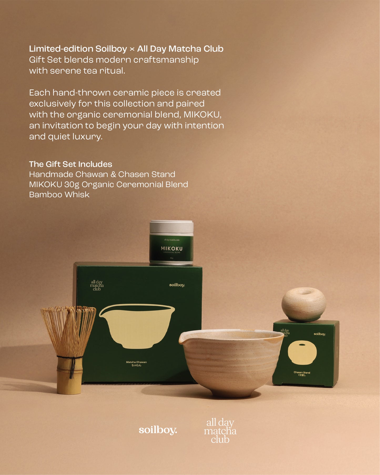 ADMC x Soilboy: Matcha Holiday Gift Set